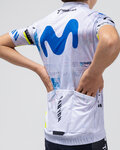 GOBIK jersey de manga corta - ROCKET MOVISTAR TEAM 26 - blanco