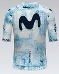 GOBIK jersey de manga corta - INFINITY MOVISTAR TEAM 24 - azul claro/blanco