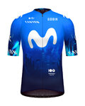 GOBIK jersey de manga corta - ODYSSEY MOVISTAR TEAM 2024 - azul/blanco
