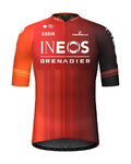 GOBIK jersey de manga corta - ODYSSEY INEOS GRENADIERS 2024 - rojo/naranja