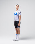 GOBIK jersey de manga corta - ODYSSEY MOVISTAR TEAM 26 - blanco/azul