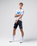 GOBIK jersey de manga corta - ODYSSEY MOVISTAR TEAM 26 - blanco/azul