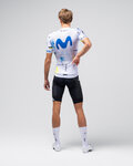 GOBIK jersey de manga corta - ODYSSEY MOVISTAR TEAM 26 - blanco/azul