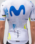 GOBIK jersey de manga corta - ODYSSEY MOVISTAR TEAM 26 - blanco/azul