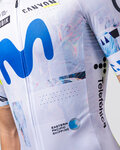 GOBIK jersey de manga corta - ODYSSEY MOVISTAR TEAM 26 - blanco/azul