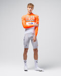 GOBIK maillot de verano de manga larga - HYDER INEOS GRENADIERS 26 - blanco/naranja