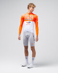 GOBIK maillot de verano de manga larga - HYDER INEOS GRENADIERS 26 - blanco/naranja