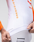 GOBIK maillot de verano de manga larga - HYDER INEOS GRENADIERS 26 - blanco/naranja