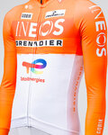 GOBIK maillot de verano de manga larga - HYDER INEOS GRENADIERS 26 - blanco/naranja
