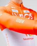 GOBIK maillot de verano de manga larga - HYDER INEOS GRENADIERS 26 - blanco/naranja