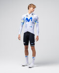 GOBIK maillot de verano de manga larga - HYDER MOVISTAR TEAM 26 - blanco