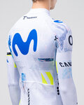 GOBIK maillot de verano de manga larga - HYDER MOVISTAR TEAM 26 - blanco