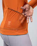 GOBIK maillot de invierno de manga larga - PACER SOLID 2.0 - naranja
