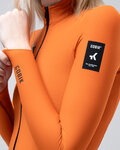 GOBIK maillot de invierno de manga larga - PACER SOLID 2.0 - naranja