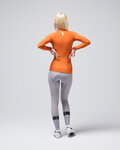 GOBIK maillot de invierno de manga larga - PACER SOLID 2.0 - naranja