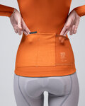 GOBIK maillot de invierno de manga larga - PACER SOLID 2.0 - naranja