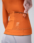 GOBIK maillot de invierno de manga larga - PACER SOLID 2.0 - naranja