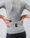 GOBIK jersey de manga corta - CX SOLID - gris