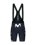 GOBIK pantalones cortos de tirantes - LIMITED 6.0. K10 MOVISTAR TEAM 2024 - azul/blanco