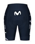 GOBIK pantalones cortos sin tirantes - LIMITED K9 MOVISTAR TEAM 2024 LADY - azul/blanco