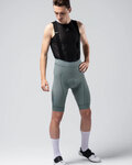 GOBIK pantalones cortos de tirantes - MATT COMPACT 2.0 - gris/verde