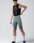 GOBIK pantalones cortos de tirantes - MATT COMPACT 2.0 - gris/verde