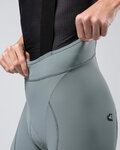 GOBIK pantalones cortos de tirantes - MATT COMPACT 2.0 - gris/verde