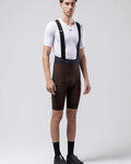 GOBIK pantalones cortos de tirantes - GRIT 2.0  - marrón