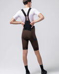 GOBIK pantalones cortos de tirantes - GRIT 2.0  - marrón