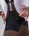 GOBIK pantalones cortos de tirantes - GRIT 2.0  - marrón