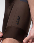 GOBIK pantalones cortos de tirantes - GRIT 2.0  - marrón