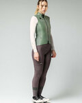 GOBIK chaqueta cortaviento - SKIMO PRO WOMEN - marfil/verde