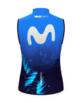 GOBIK chaleco - PLUS 2.0 MOVISTAR TEAM 2024 - azul/blanco