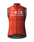 GOBIK chaleco - PLUS 2.0 INEOS GRENADIERS 2024 - rojo/naranja