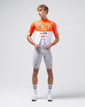 GOBIK chaleco - PLUS 2.0 INEOS GRENADIERS 26 - blanco/naranja
