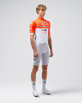 GOBIK chaleco - PLUS 2.0 INEOS GRENADIERS 26 - blanco/naranja