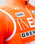 GOBIK chaleco - PLUS 2.0 INEOS GRENADIERS 26 - blanco/naranja