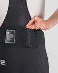 SPORTFUL pantalones cortos de tirantes - SRK - negro