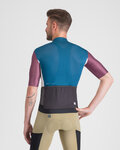 SPORTFUL jersey de manga corta - SUPERGIARA LOGO - azul/granate