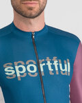 SPORTFUL jersey de manga corta - SUPERGIARA LOGO - azul/granate