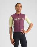 SPORTFUL jersey de manga corta - SUPERGIARA LOGO - granate/marfil