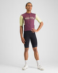 SPORTFUL jersey de manga corta - SUPERGIARA LOGO - granate/marfil