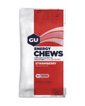 GU Nutrición - ENERGY CHEWS 60 g STRAWBERRY