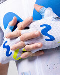 GOBIK guantes de dedos cortos - VIPER MOVISTAR TEAM 26 - blanco