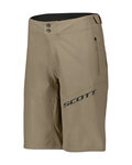 SCOTT pantalones cortos sin tirantes - ENDURANCE - beige