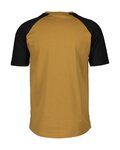 SCOTT Camiseta de manga corta - ICON RAGLAN - marrón/negro