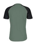 SCOTT Camiseta de manga corta - ICON RAGLAN - verde/negro