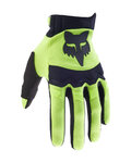FOX guantes de dedos largos - DIRTPAW - amarillo/negro