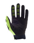FOX guantes de dedos largos - DIRTPAW - amarillo/negro