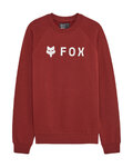 FOX sudadera - ABSOLUTE FLEECE - rojo